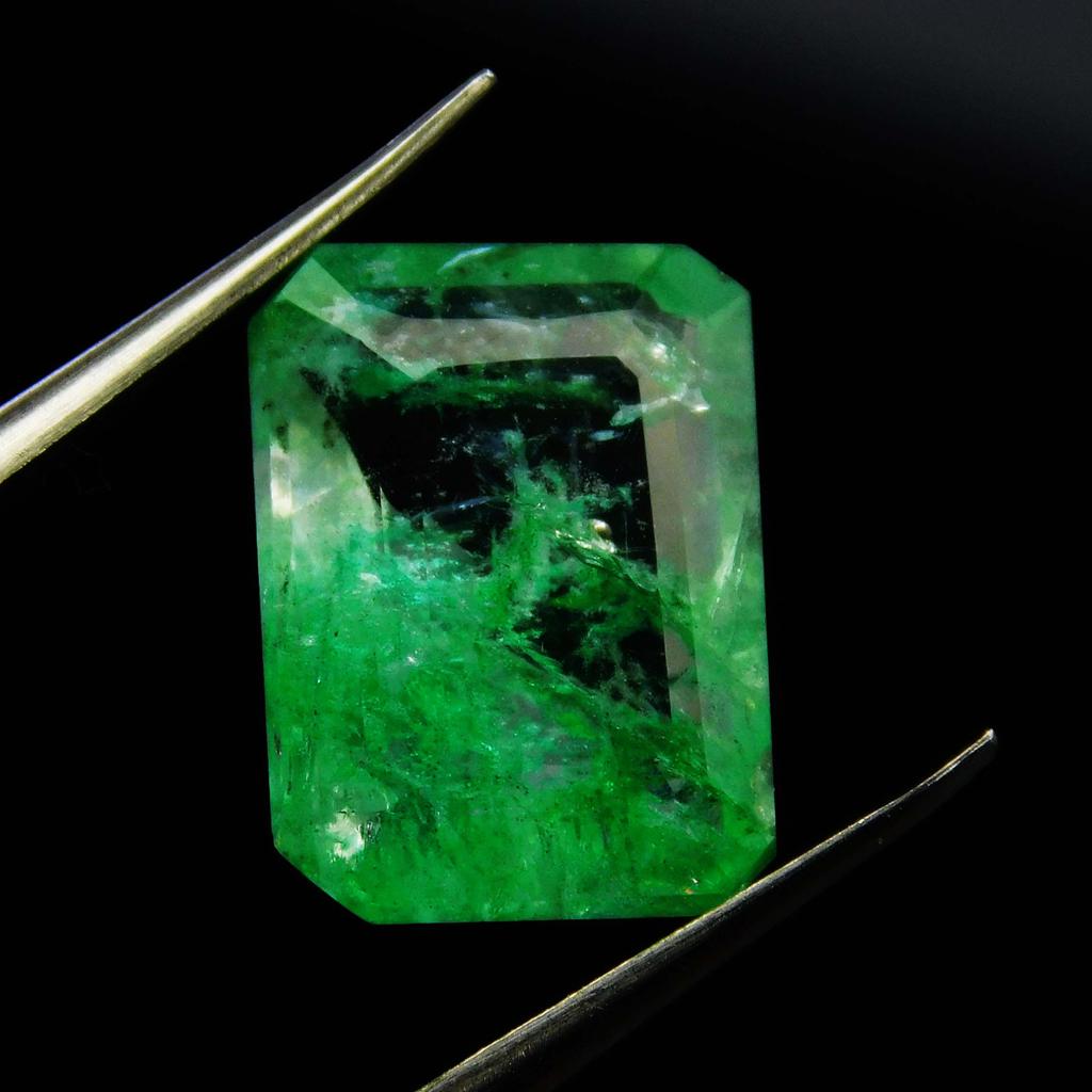 Muzo Smaragdgrün 6 Karat Natürlicher Smaragdschliff ZERTIFIZIERTER Loser Edelstein