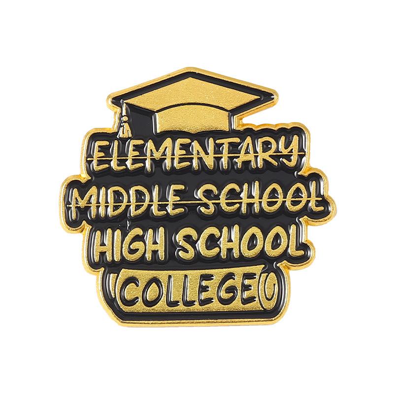 Brooch Stunning Graduation Metal Pin With Elegant Design Celebrating Excellence Academic