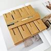 50pcs Cardboard Pen Sleeves Kraft Paper Pen Protector Holders Creative Single Pen Pouches