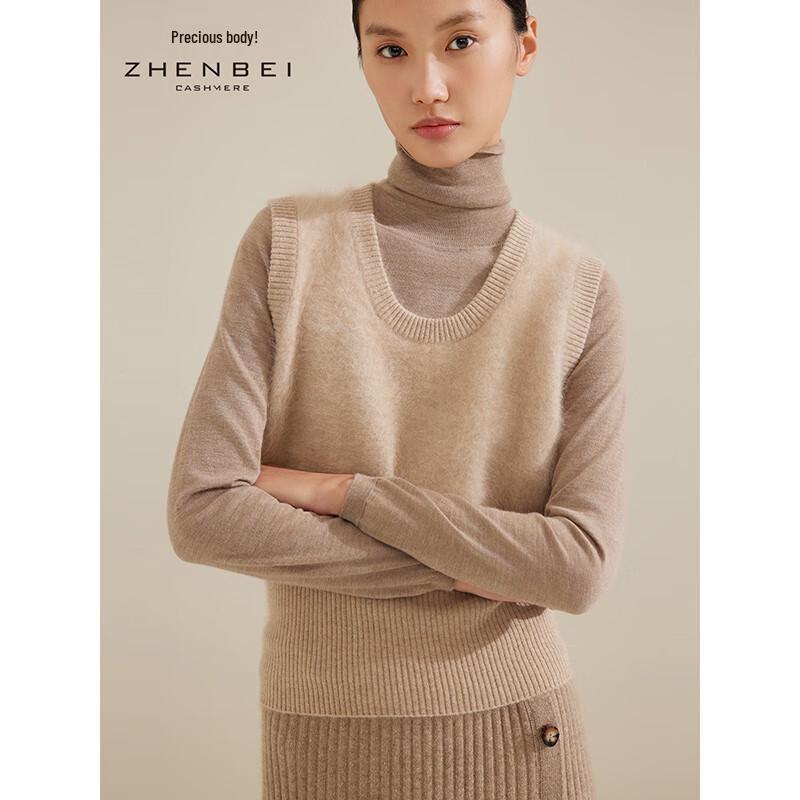 

Женский толстый кашемировый вязаный жилет без рукавов 2XL