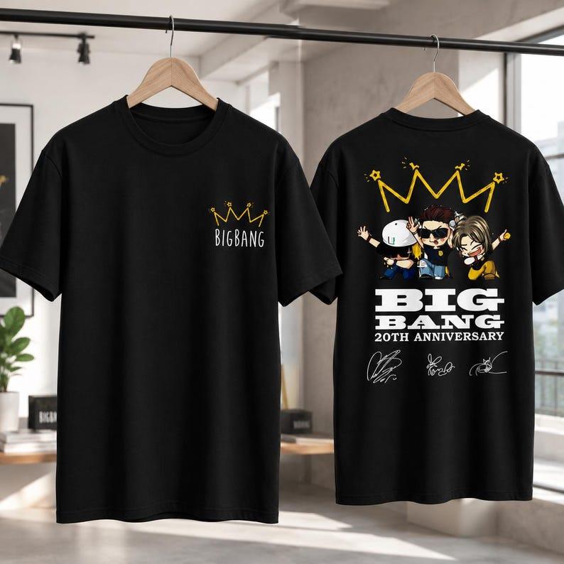 2026 Sommer Heißer Verkauf Big Bang K-Pop VIP T-Shirt Y2K Unisex Hip Hop Streetwear T-Shirt Hohe Qualität Harajuku Punk T-Shirt