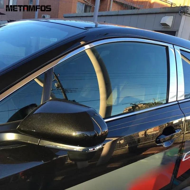 Window Center B C Pillar Posts Cover Trim Sticker For Toyota CHR C-HR 2016 2018     Accessories Car Styling
