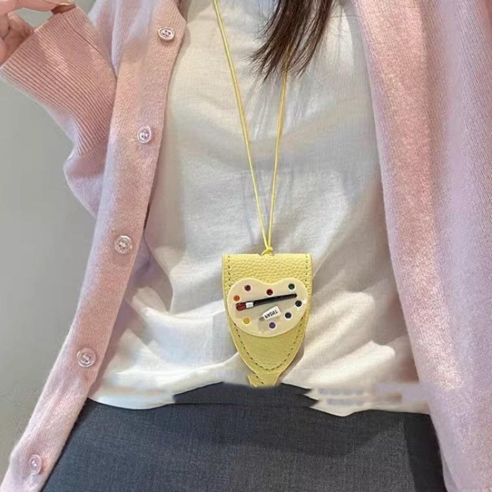 

Dopamine Hanging Neck Glasses Clip Palette Magnetic Glasses Protective Rope Girls срібний