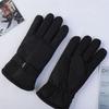 Winter Cycling and Skiing Gloves Are Warm and Cold Proof with Fleece. Outdoor Mountain Climbing and Cycling Gloves for Men and Women Are Thickened