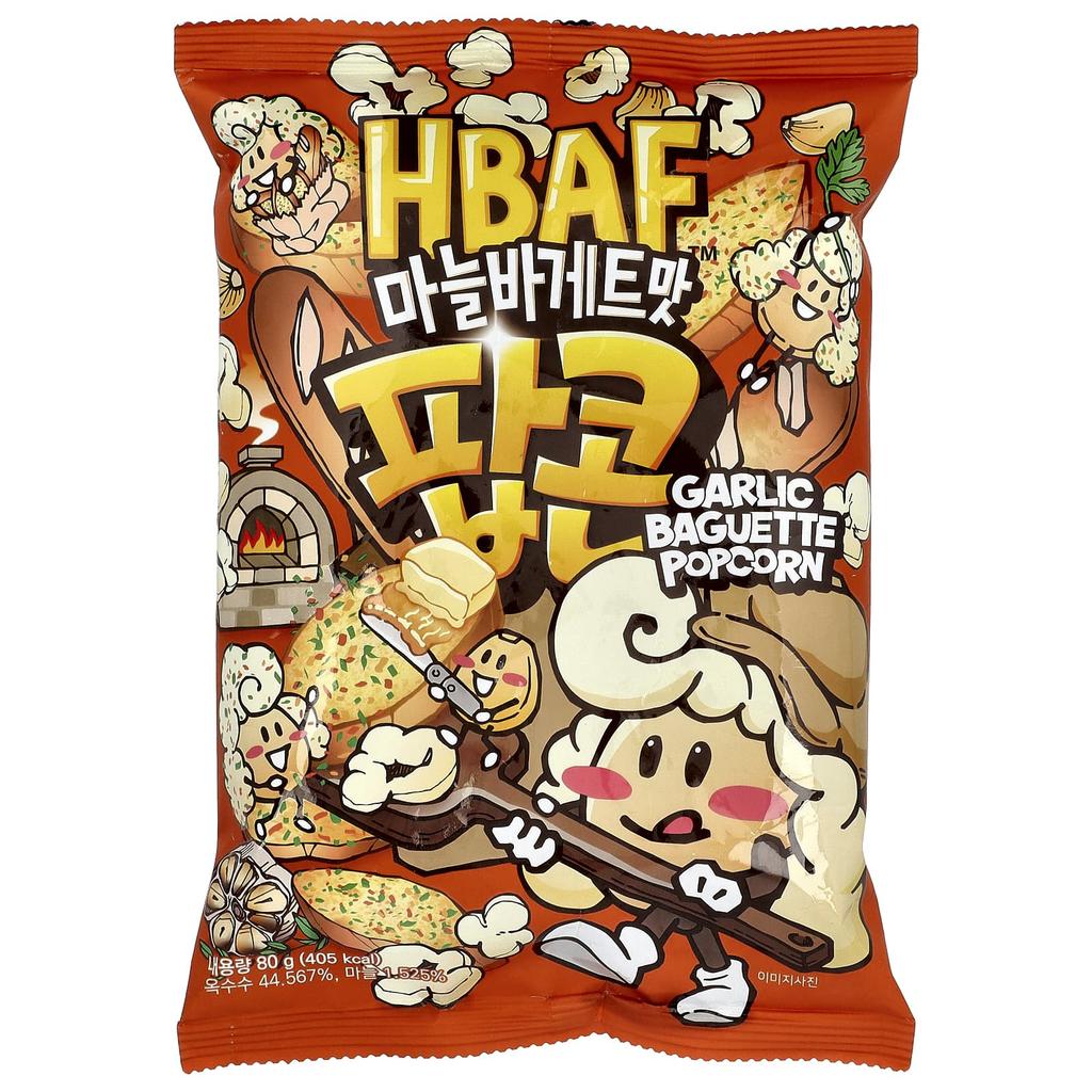 HBAF, Garlic Baguette Popcorn, 80g