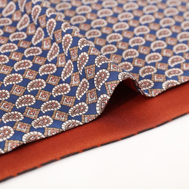 Business Men'S Silk Scarf European And American Suit Paired With Silk Double-Sided Scarf Winter New Long Scarf Gift Box