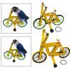 Bird Training Toy Training Supplies Parrot Puzzle Bicycle for Parakeet