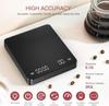 Household Electronic Kitchen Scale, High-precision Digital Coffee Scale with Timer, Small Platform Scale for Baking Food, Portab