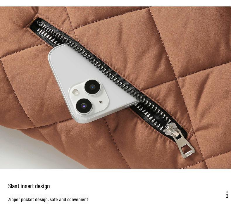 2024 Men's Large Winter Down Jacket - Velvet-Lined, Thickened Baseball Style with Stand Collar