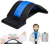 Back Massager Stretcher Equipment Massage Tools Lumbar Support Relaxation Spine Pain Relief Massageador Magic Stretch Fitness