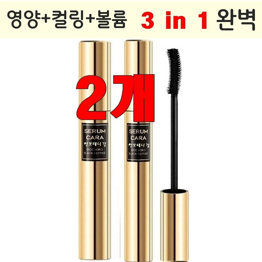 Dr.3 Black Peptide Serum Mascara 6ml No. 01 Black, 1 Pcs