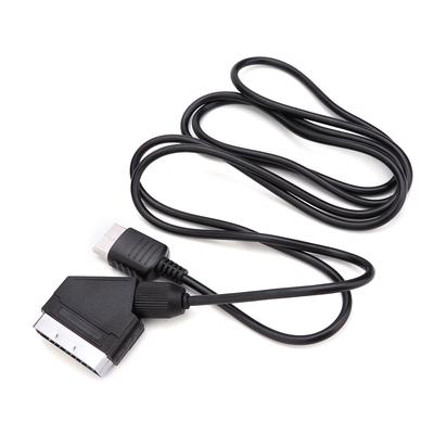 RGB Scart Cable 1.8m/6ft Game Replace Connect Cable Replacement Image Definition Improvement for SEGA Dreamcast DC