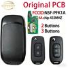 433Mhz 4A Chip Remote Control Car Key Original PCB FCCID:N5F-PFK1A For Renault Logan Duster Sandero Oroch IC:3248A-RFK1A