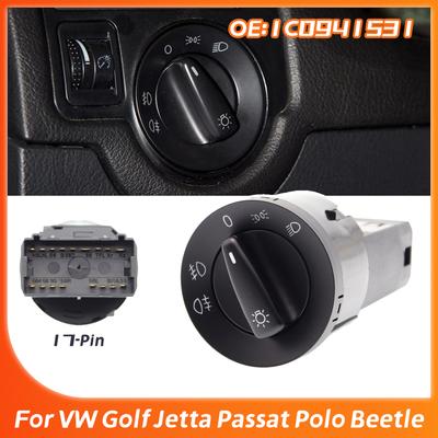 1C0941531 3BD941531 AUTO Headlight Lamp Control Switch Light Sensor For VW Golf Jetta Passat Polo Beetle
