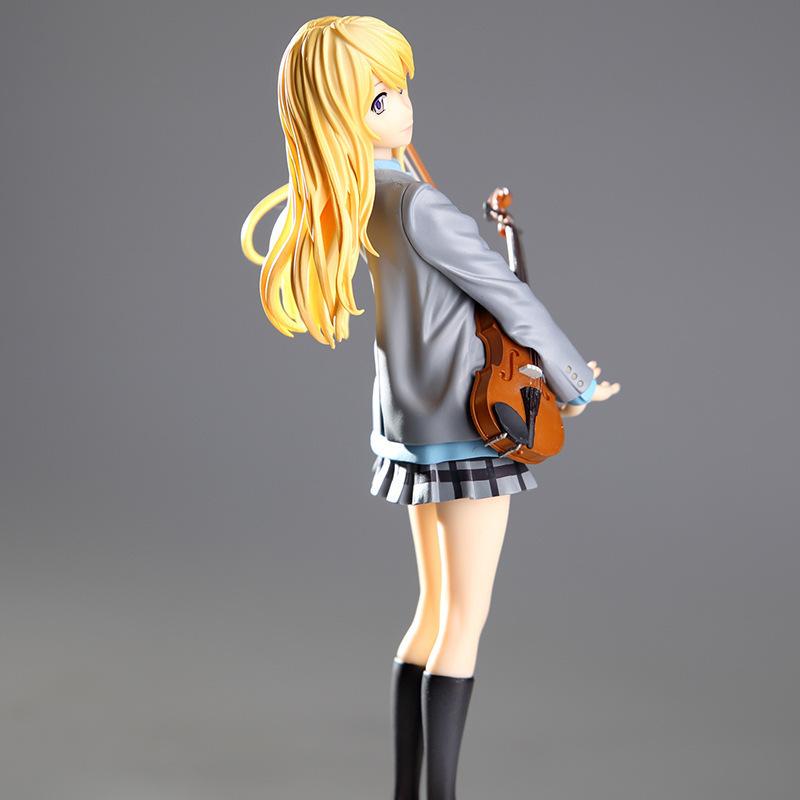 Anime Miyazono Kaori Figure Your Lie In April School Uniform Jk Dress Up Model Toy Gift Action Figure Collection Ornament Pvc