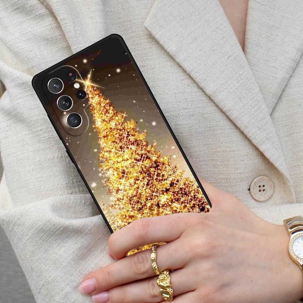 Christmas Tree New Year Cell Phone Case for Samsung Galaxy S26 Ultra S25 S24 S23 S22 S21 S20 Note10 Cover