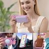 ins Style Wave For Magsafe Glitter Transparent Phone Case For iPhone 15 16 17 Pro Max Plus Lens Protection Wireless Charge Cover
