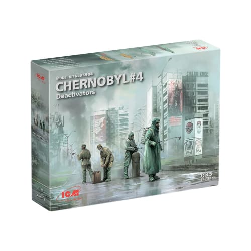

ICM 1/35 Chernobyl 4 Decontamination Worker Set Plastic Model 35904
