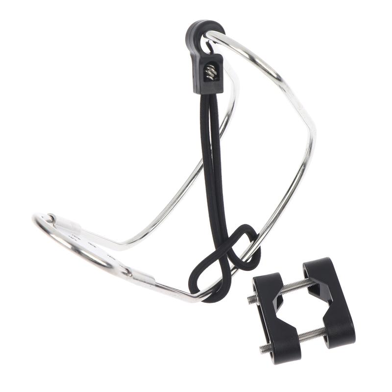 Stainless Steel Boat Lifebuoy Ring Lifebuoy Ring Bracket Horseshoe Holder Marine Boat Ship Lifebuoy Horseshoe Holder