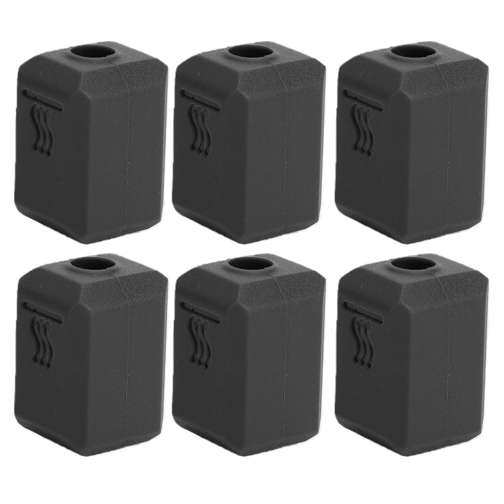 6Pcs Hotend Silicone Case Fit for SNAPMAKER U1 3D Printer High Temperature Proof Insulated Cover Sleeve Replacement