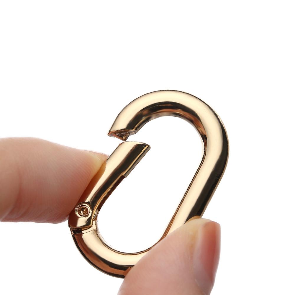Bottle Hooks Camping Hiking Spring Oval Rings Handbags Clips Outdoor Carabiner Bag Belt Buckles