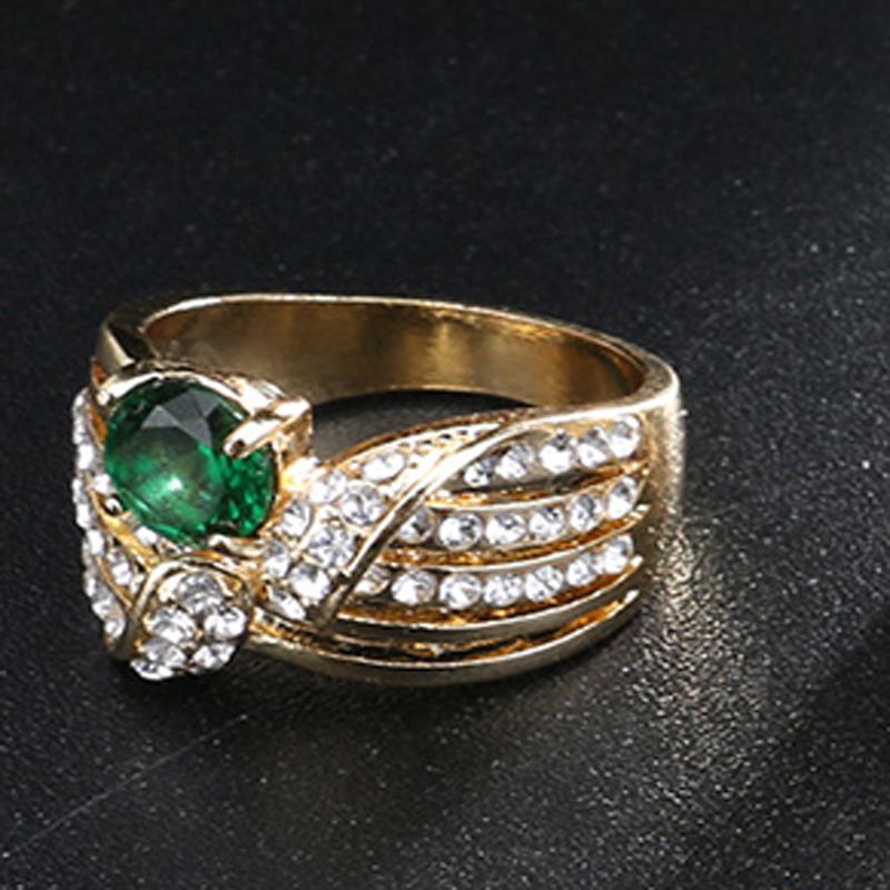 

Элегантное Милое Модное Женское Кольцо с Цветным Кристаллом для Вечеринки 9,Green
