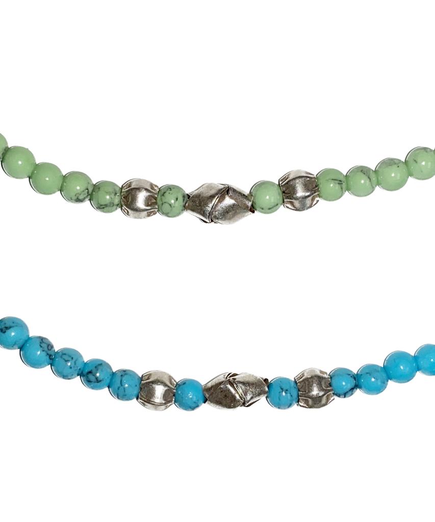 Runds Karen Silver Turquoise Bracelet (Sky Blue)