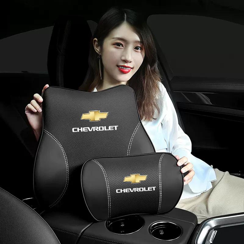 Car Seat Headrest Waist Cushioning Support Auto Neck Pillow For Chevrolet Spark Captiva Cruze Malibu Equinox Trax Camaro Blazer