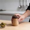 Wooden Toothpick Holder With Black Walnut Lid For Home Dining And Hotel Decor