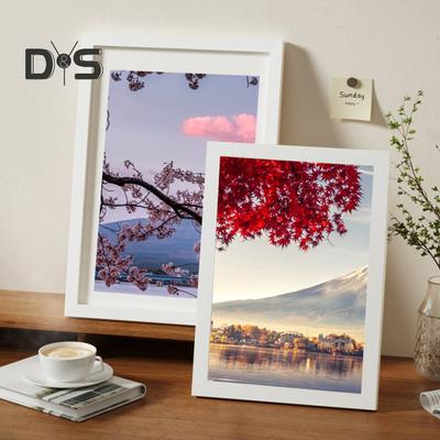 Photo Frame Wall Picture Frame with Shatter Resistant Plexiglass A4 Sized Painting Display Frame for Home Office Decor