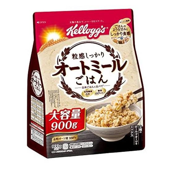 Kellogg Crunchy Oatmeal Rice 900g Fermentable Dietary Fiber