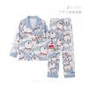 Boys Cotton Pajama Set Long Sleeve Thin Sleepwear Cartoon Print Hoodie Style Home Wear Kids 8