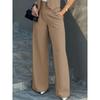 Suit Waitcoat Wide-Leg Pant Suit Vest Loose Pants Casual Two-Piece Suit Women