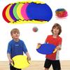 Children Adult Outdoor Interactive Collaboration Game Parent Child Party Elastic Disc Paddle Ball Fun Game Throwing Training Toy