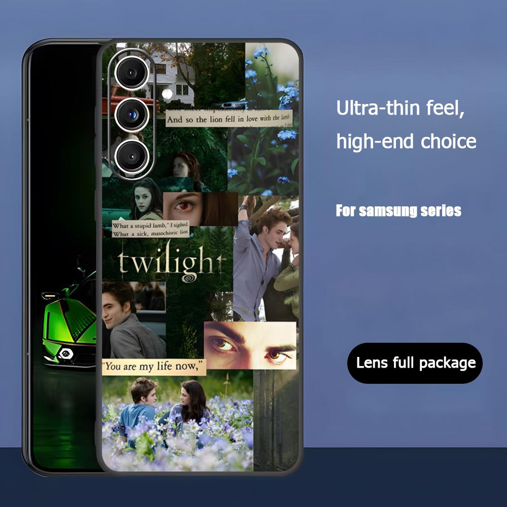 Movie T-Twilight Cool Phone Case For Samsung Galaxy S26 S25 S24 S23 S22 S21 Plus Ultra Note20 Soft Black