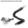 Angle Drill Attachment Screwdriver Adapter Flexible Shaft Soft Extension Holder Screw Driver Magnetic 1/4 Hex Bit Socket Chuck