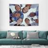 Medical Drama Cast Tapestry  Intense Hospital Scene Design Perfect for TV Fans Bedroom Decor Large Wall Hanging Artwork
