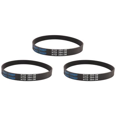3Pcs 3M-384-12 Drive Belt For Electric Bike E-Bike Scooter Motorcycle-A02G