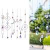 Lotus Star Moon Sun Catcher Celebration Decor DIY Installation Enchanting Light Displays Sturdy Metal Chain For Christmas