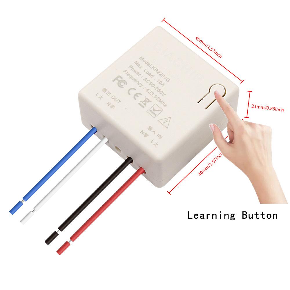 Wireless Remote Control Switches Receivers Don't Require Installation Of Wires Lighting Fixtures And Intelligent On-Off Devices