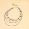Rocker Metal Chain With Spikes For Pants Belts And Purse Charm Secure Fastening Detachable Waist Decoration Chain