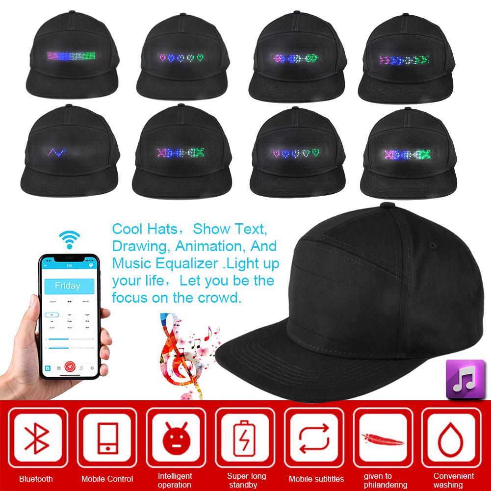 Bluetooth LED Hat Programmable 