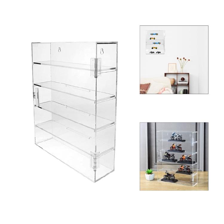 Clear Organizers Case for Toy Displays Dustproof Protective Cover Decorative Storage Box Ideal for Home Office Use
