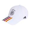 Adidas Germany Embroidered Badge Recycled Polyester Baseball Cap Unisex Caps White KC6705