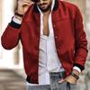 Suede Stand-Up Collar Men's Button Cardigan Jacket - Autumn/Winter Retro American Casual Outerwear