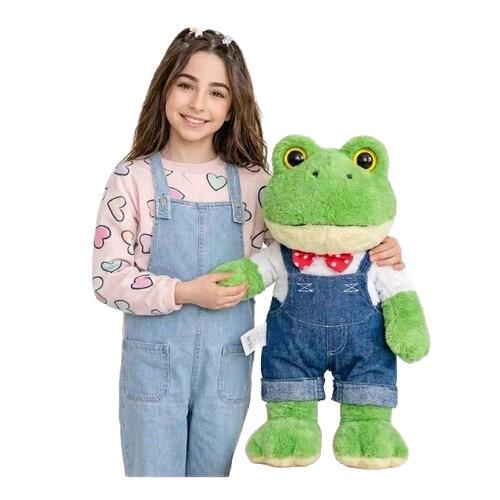 Grenouille Chanteuse Peluche Mignonne Dessin Animé Grenouille Animal en Peluche Poupée pour Enfants Cadeau d'Anniversaire Douce Confortable
