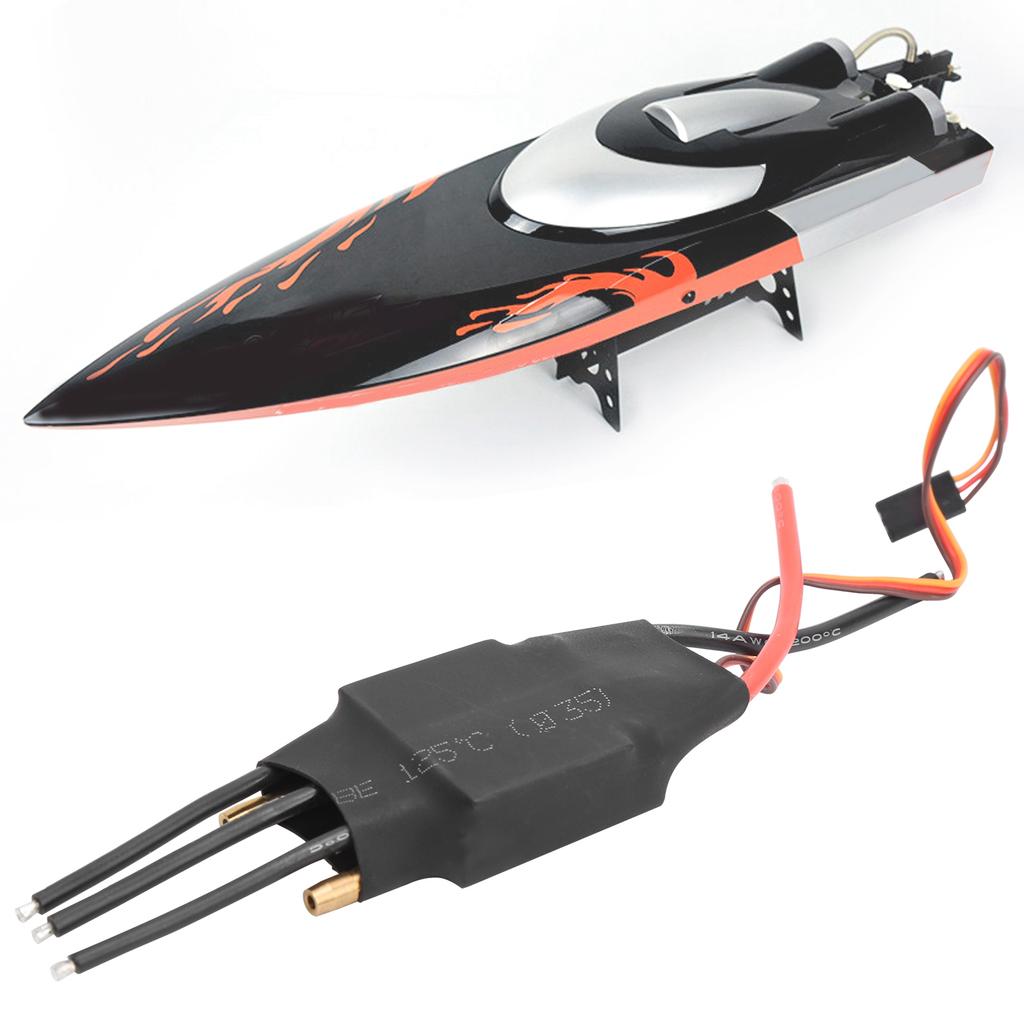 60A ESC Brushless Water Cooling Electric Speed Controller ESC for RC Boat Model