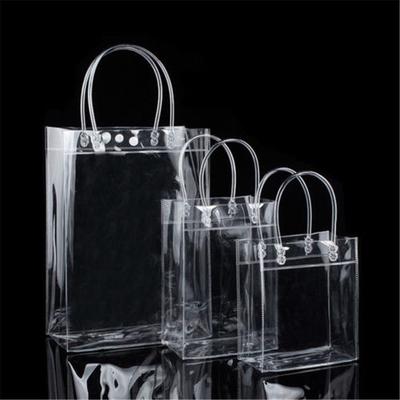 Clear Tote Bags Φιλική τσάντα τσάντα ώμου PVC Διαφανής πλαστική θήκη Φορητό ταξιδιωτικό Csaul