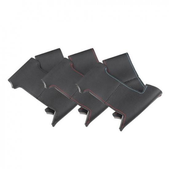 Hand stitch Steering Wheel Leather Trim For BMW 5 6 7 Series F10 F12 F13 F01 F02