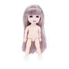 16cm Articulated Fashion Doll 13 Movable Joints Nude Unfinished Body DIY Dress Up Toy Ideal Gift for Girls